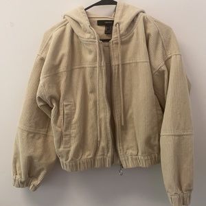 Cream Forever 21 Corduroy Jacket